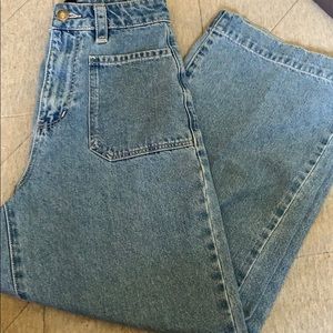 Light blue mom jeans